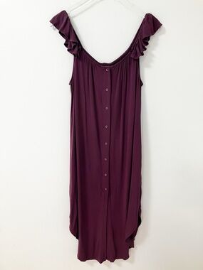 Kindred Bravely | Purple Labor & Delivery Gown XL Maternity Nursing Pregnant